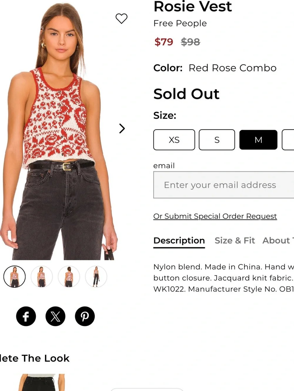 Free People Rosie Vest - Picture 5 of 11